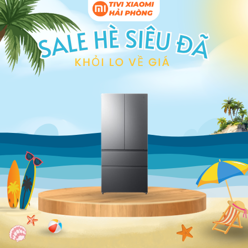 Tủ Lạnh Xiaomi Mija 560L Kiểu Pháp 2026 , Làm Lạnh Kép , Làm Đá Tự Động
